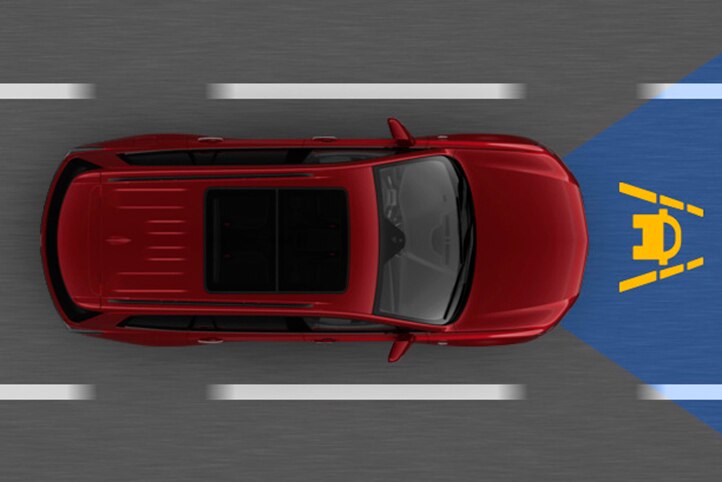 Avanzada SUV compacta, Cadillac XT4 2023, con asistente de mantenimiento de carril