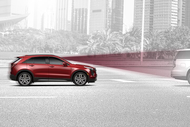 Asistente de frenado a baja velocidad de Cadillac XT4 2023, SUV compacta de lujo